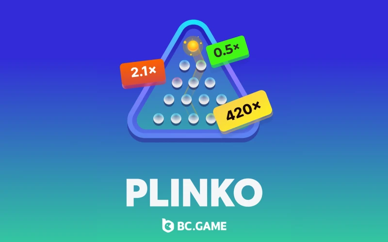 BC Game provides the Plinko game to play on its website.