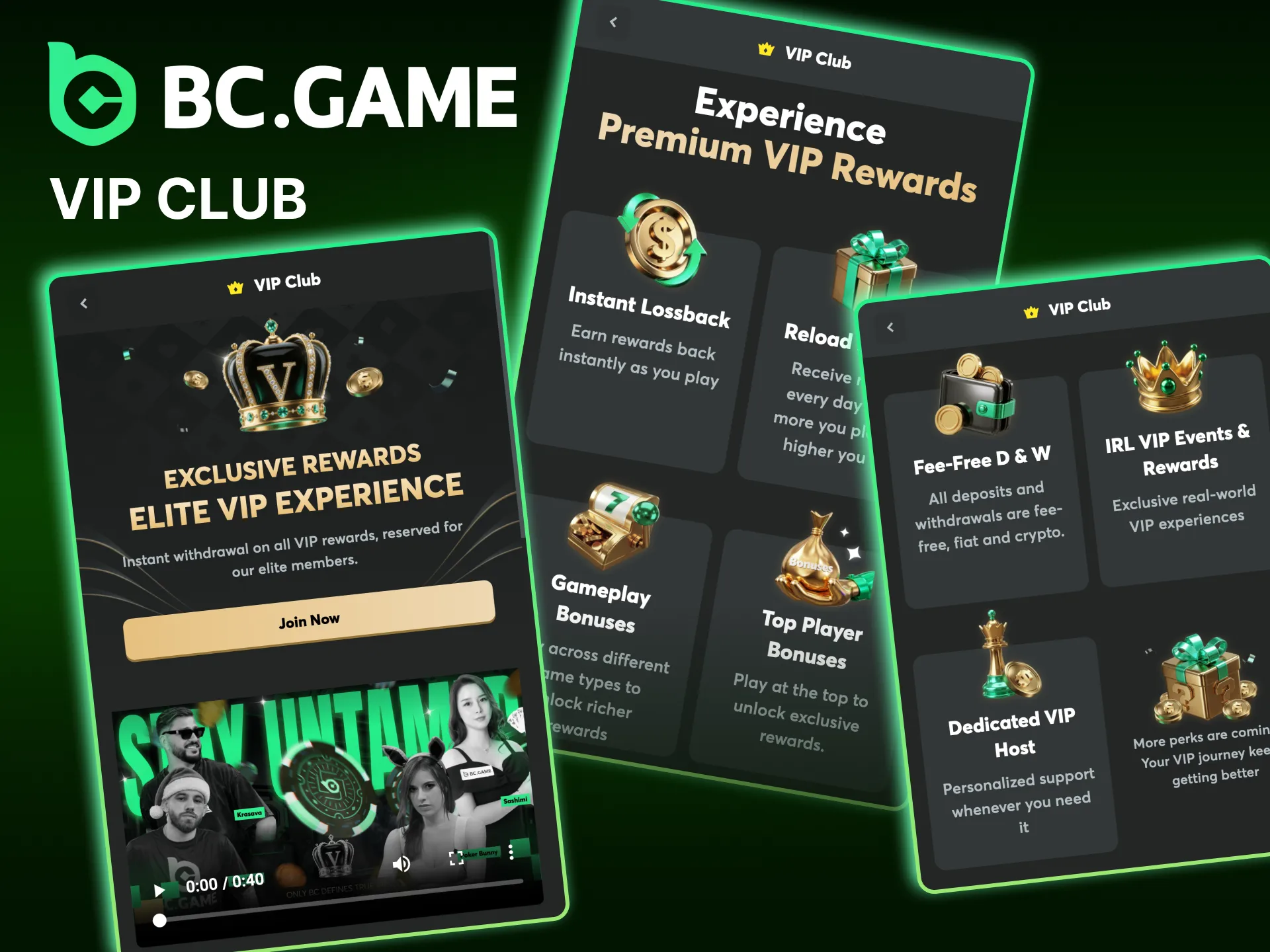 Join the VIP Club from BC Game in India.